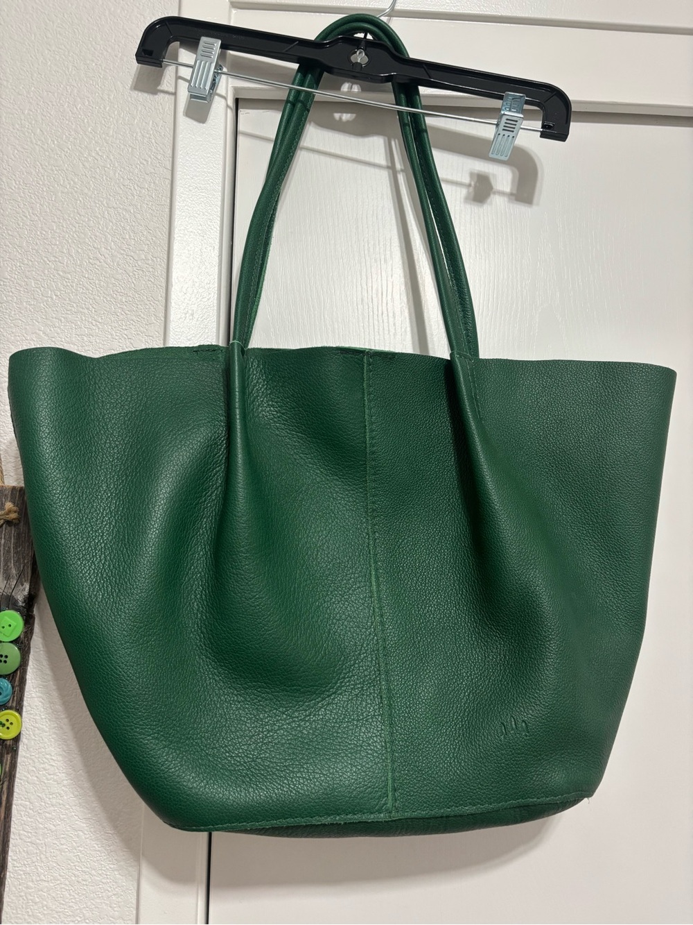 Portland Leather Oversized Devan Bucket Tote-Bacalar